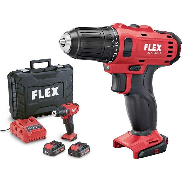 Wiertarka Flex Flex DD 2G 10,8-LDBC Screw Machine set
