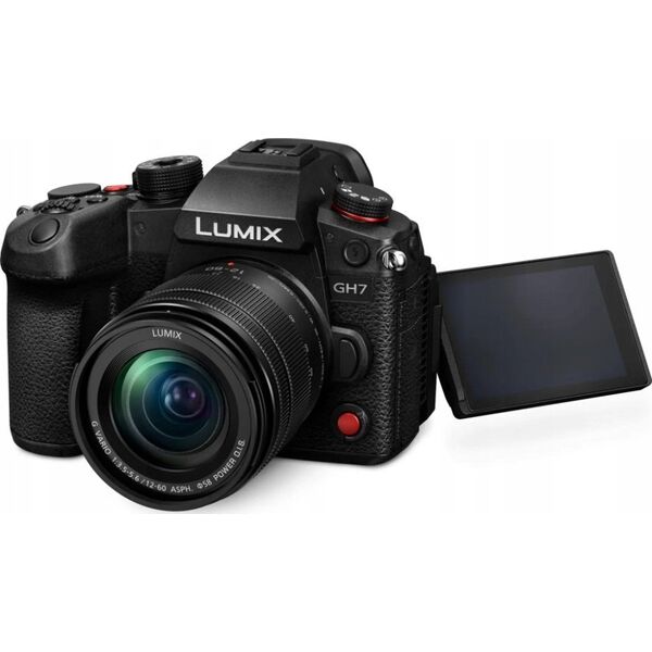 Aparat Panasonic Lumix GH7 + G Vario 12-60mm f/3.5-5.6 ASPH. Power O.I.S. (DC-GH7ME)