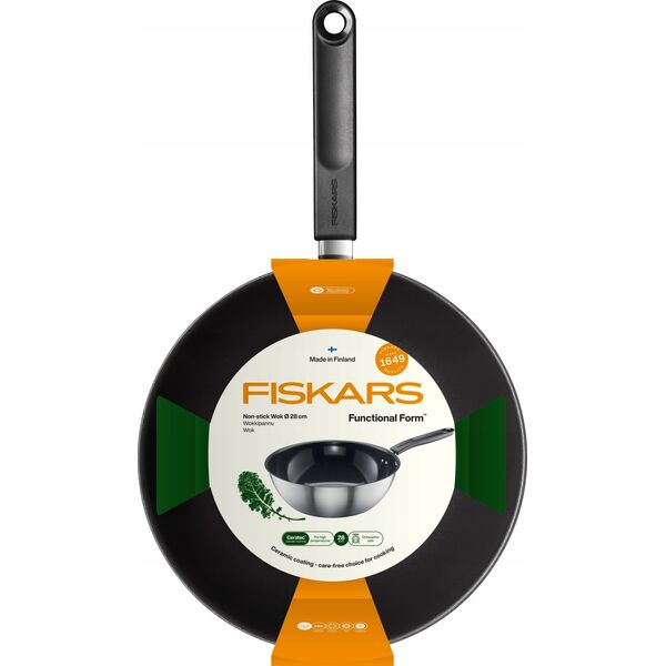 Patelnia Fiskars PAN WOK FF 28CM CERAMIC COATED 1072313