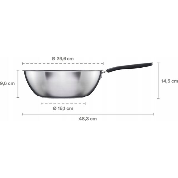 Patelnia Fiskars PAN WOK FF 28CM CERAMIC COATED 1072313