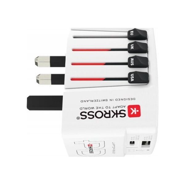 Skross Adapter podróżny World USB Charger AC45PD