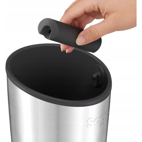 Sage Sage the Knock Box(tm) 20 Coffee Grounds Disposal Box - Silver