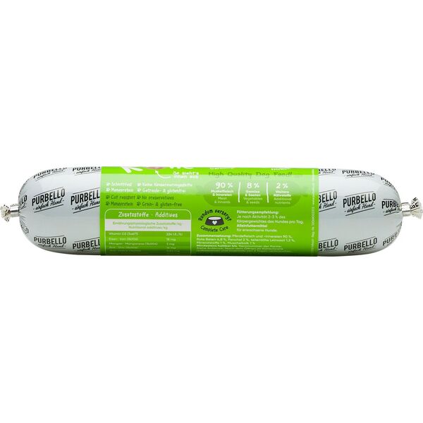 Purbello Dog Monoprotein Sausage Konina 400g