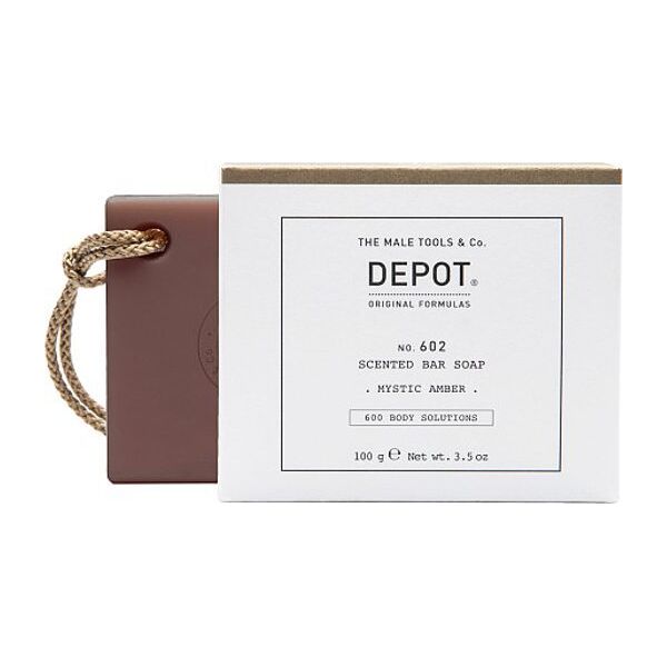 Trussardi Depot, 600 Body Solutions No. 602, Botanical Complex, Cleansing, Mystic Amber, Scented Soap Bar , 100 g For Men