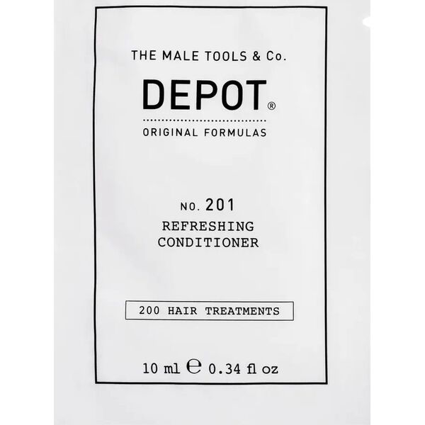 Milk Shake Depot, 200 Hair Treatments No. 201, Botanical Complex, Hair Conditioner, For Revitalizing, 10 ml For Men