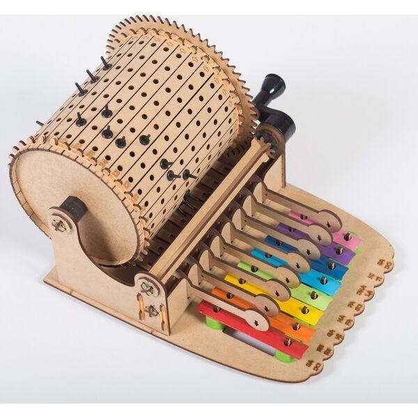 UGEARS Smartivity Drewniane Mechaniczne Puzzle 3D - Muzyczna Maszyna Ksylofon