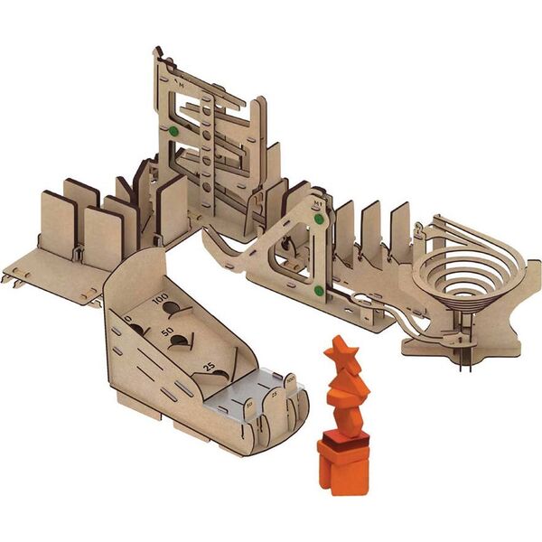 UGEARS Smartivity Drewniane Mechaniczne Puzzle 3D - Reakcje Łańcuchowe