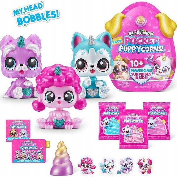 Figurka Spin Master RAINBOCORNS figure with accessories Pocket Puppycorn, 1 series 10 accessories, 9284