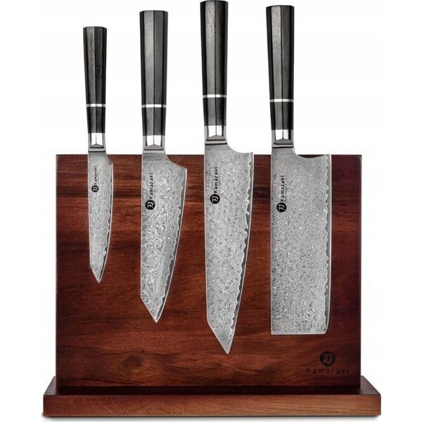 Blaumann Damasko plieno peilių rinkinys su stovu KAMAZAKI KZI002SET