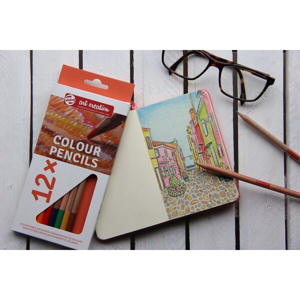 BRUYNZEEL SAKURA Talens Art Creation Colour pencil set | 12 colours