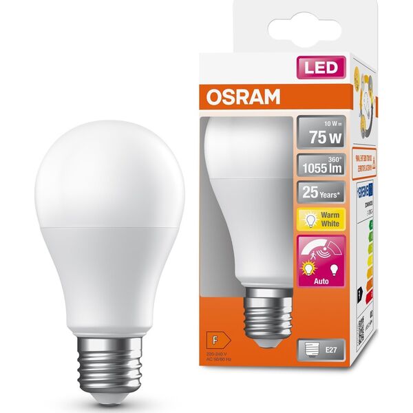 Osram BULB LED A75 10W E27 2700K 1055LM SENSOR