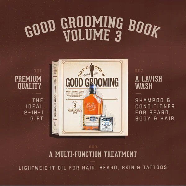 L’Oreal Paris Plaukų ir kūno priežiūros priemonių rinkinys vyrams 18.21 Man Made Faux Book Gift Set Absolute Mahogany