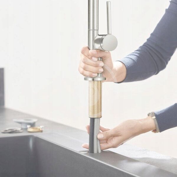 Bateria kuchenna Sourcing Kitchen faucet with pull-out hose Hansgrohe Talis M54 72801800