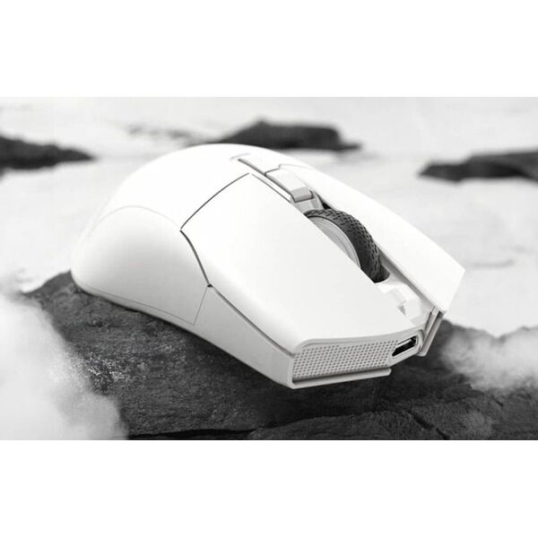 Mysz Rampage Bezprzewodowa mysz gamingowa Darmoshark N3 (biały)