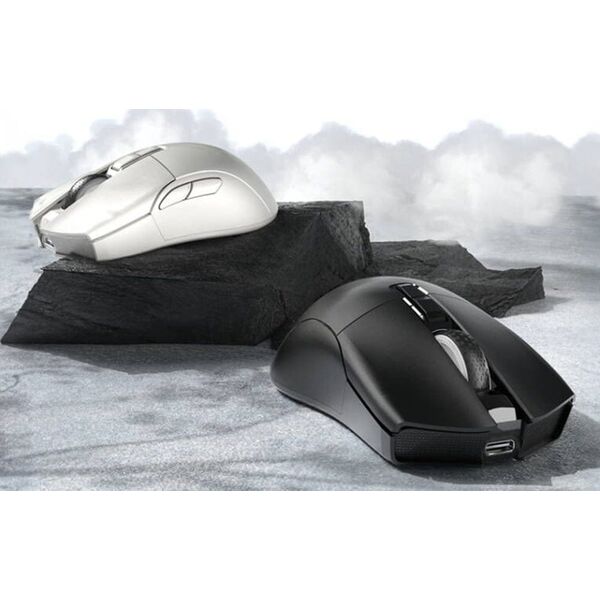 Mysz Rampage Bezprzewodowa mysz gamingowa Darmoshark N3 (biały)