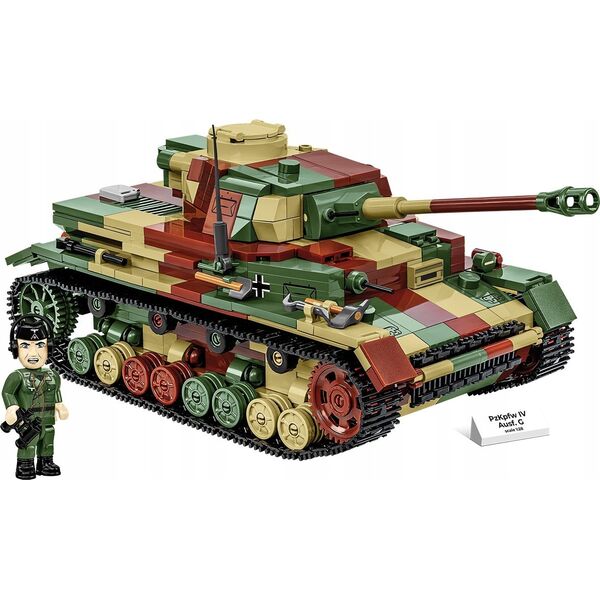Cobi COBI 2592 Historical Collection WWII Czołg Panzerkampfwagen PzKpfw IV Ausf. G 1107 klocków