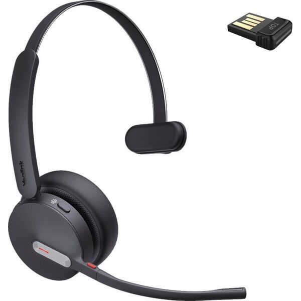 Słuchawki Yealink Słuchawki bezprzewodowe Yealink BH70 Bluetooth Mono Teams, moduł USB