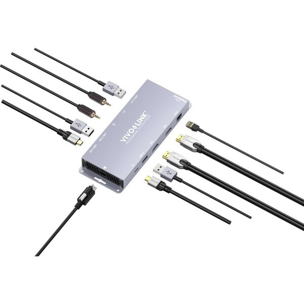 HUB USB VivoLink Vivolink VLUSBCHUB3 zewnętrzna karta graficzna usb