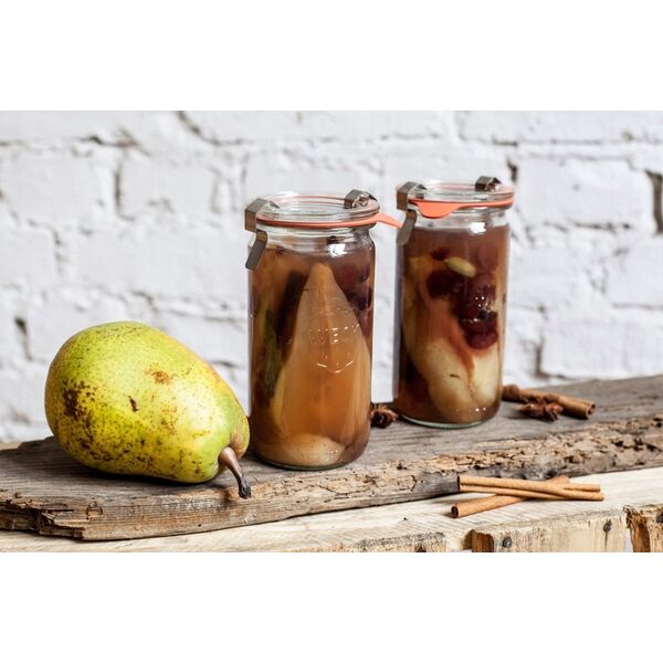 Jata WECK Cylindrical Jar 1040ml Set of 6