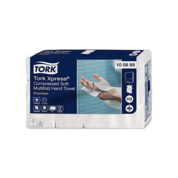 Tork Tork Xpress - Miękki ręcznik w składce trójpanelowej, białe - Premium