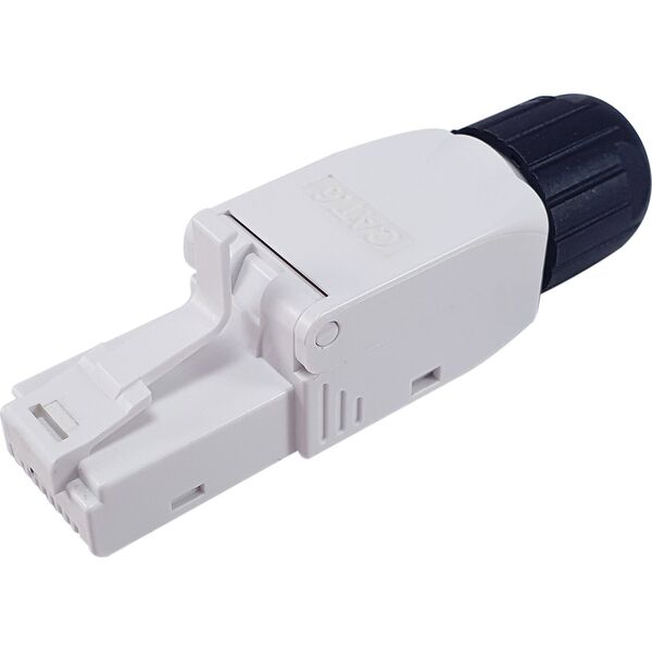 Equip Equip 121161 wtyczka RJ-45 Czarny, Biały
