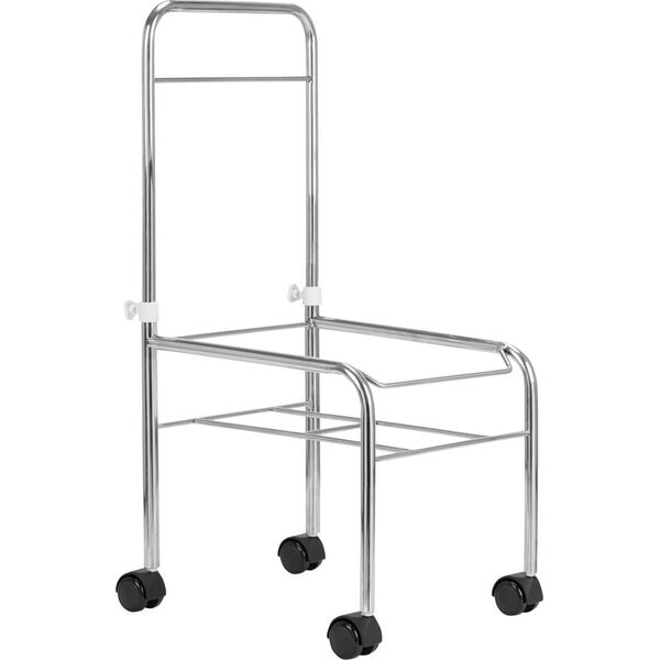 Activeshop Brodzik do pedicure na kółkach chrom