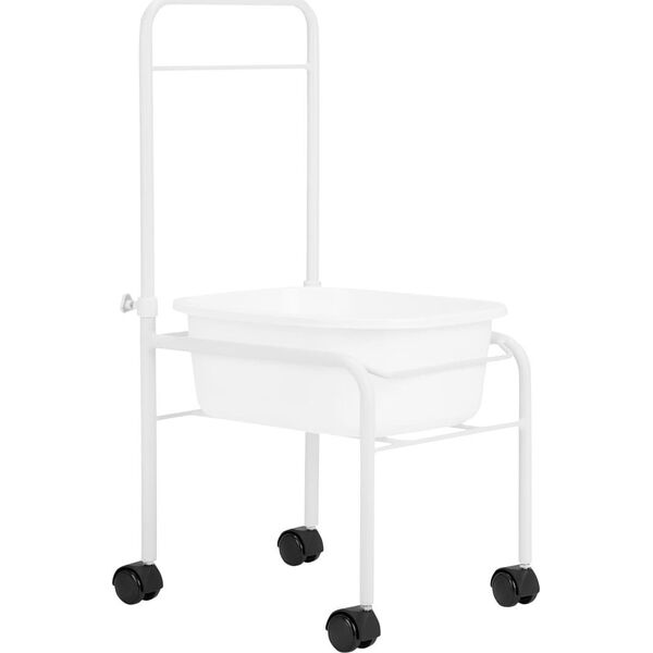 Activeshop Brodzik do pedicure na kółkach biały