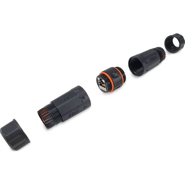 Adapter AV Equip Equip 221162 zmieniacz płci / kabli RJ-45 Czarny, Pomarańczowy