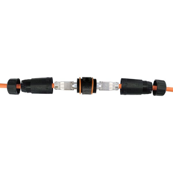 Adapter AV Equip Equip 221162 zmieniacz płci / kabli RJ-45 Czarny, Pomarańczowy
