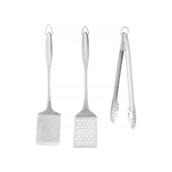 Mustang MUSTANG BBQ TOOLS 3PCS STAINLESS STEEL