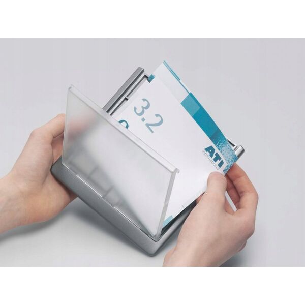 Durable TABLICZKA INFORMACYJNA 149X52.5MM DURABLE CLICK SIGN 486007 GRANATOWA Z WYSOKIEJ JAKOŚCI PLASTIKU