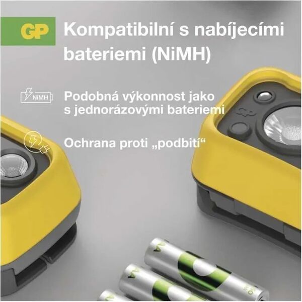 Latarka GP GP Discovery Work Headlamp, CHW53, 280 lumen