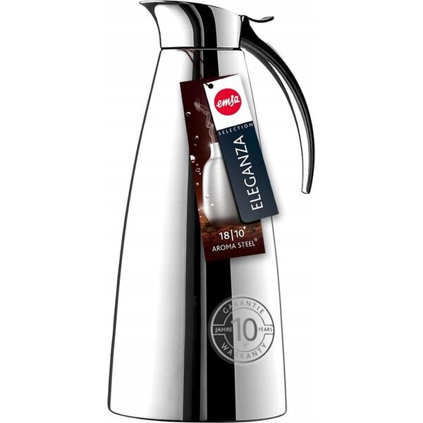 Emsa Termokande emsa eleganza, krom, 1,3 l