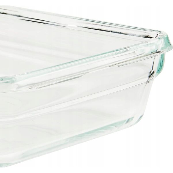 Emsa Emsa Clip&Close Glass Foos Container 500 ml  red