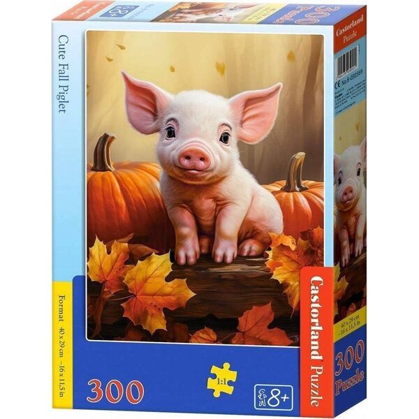 Castorland Puzzle 300 Cute Fall Piglet CASTOR