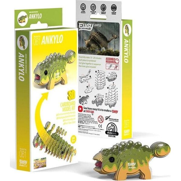 Fat Brain Toys Dinozaur Ankylo Eugy. Eko Układanka 3D