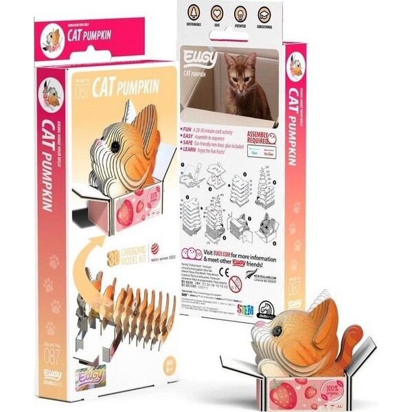 Teka Kotek Pumpkin Eugy. Eko Układanka 3D