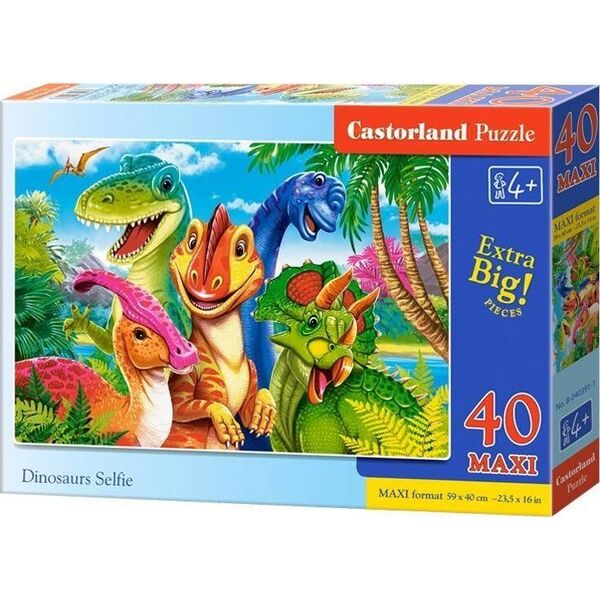 Castorland Puzzle 40 Dinosaurs Selfie CASTOR
