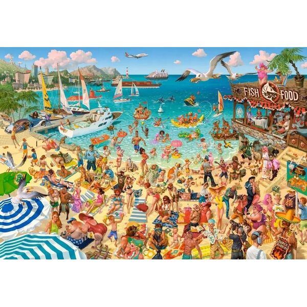 Castorland Puzzle 1000 Fun by the Sea CASTOR
