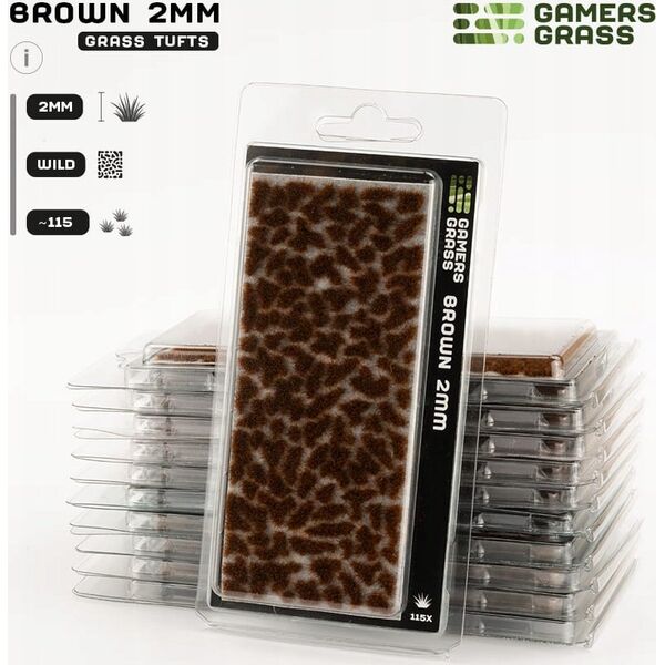 Gamers Grass Gamers Grass: Grass tufts - 2 mm - Brown Tufts (Wild)