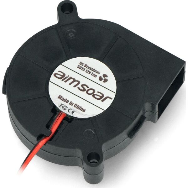 OEM Turbina chłodząca - wentylator 12V 50x50x15mm 2 przewody}