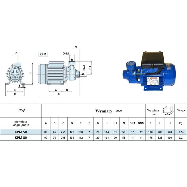 Marina PUMP KPM50 550W