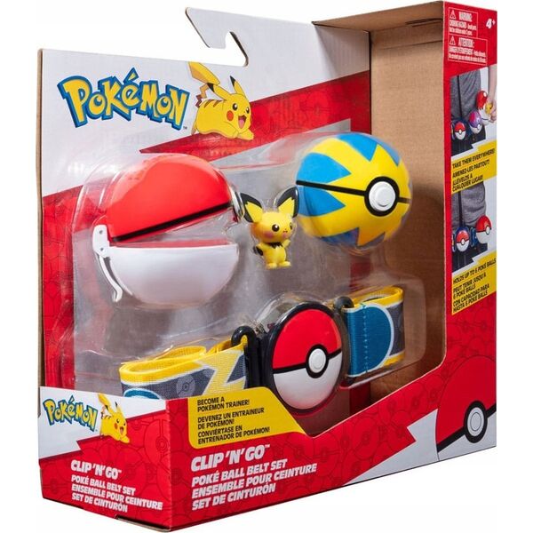 Figurka Pokemon POKEMON W15 Clip 'n' Go Poke Ball Belt Set