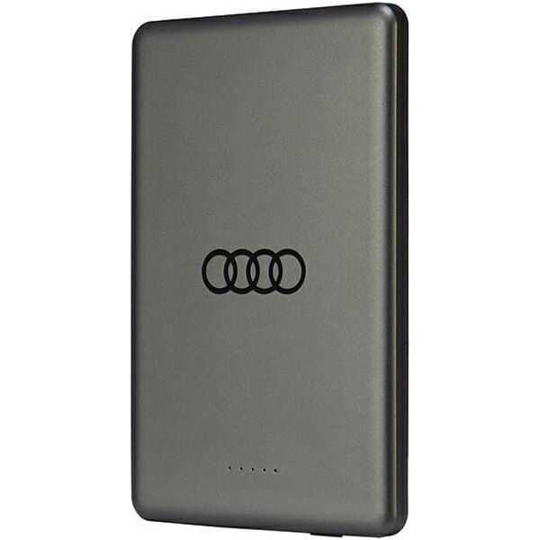 Powerbank Audi Audi Induction Powerbank 15W 5000mAh gray/gray Big Logo MagSafe AU-MWPB5000-GT/D1-GY