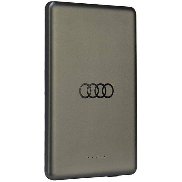 Powerbank Audi Audi Induction Powerbank 15W 5000mAh gray/gray Big Logo MagSafe AU-MWPB5000-GT/D1-GY