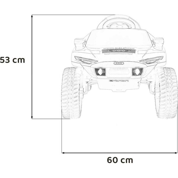 Ramiz Pojazd Audi RSQ E-TRON Szary