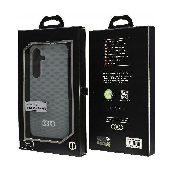 Audi Audi IML Stitching Pattern MagSafe Case S24 S921szary/gey hardcase AU-IMLMS24-Q5/D3-GY