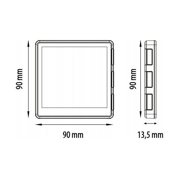 Engo Engo podtynkowy, internetowy regulator tempertatury ZigBee 230V, biały EONE230W
