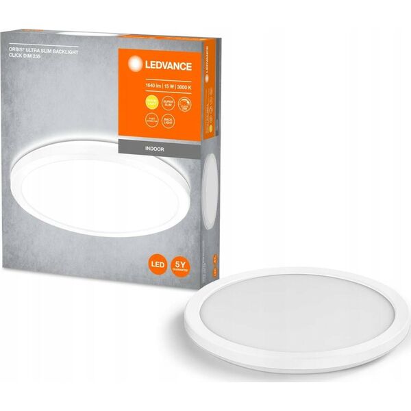 Lampa sufitowa Ledvance ORBIS ULTRA SLIM BL CLICKDIM 235 WT
