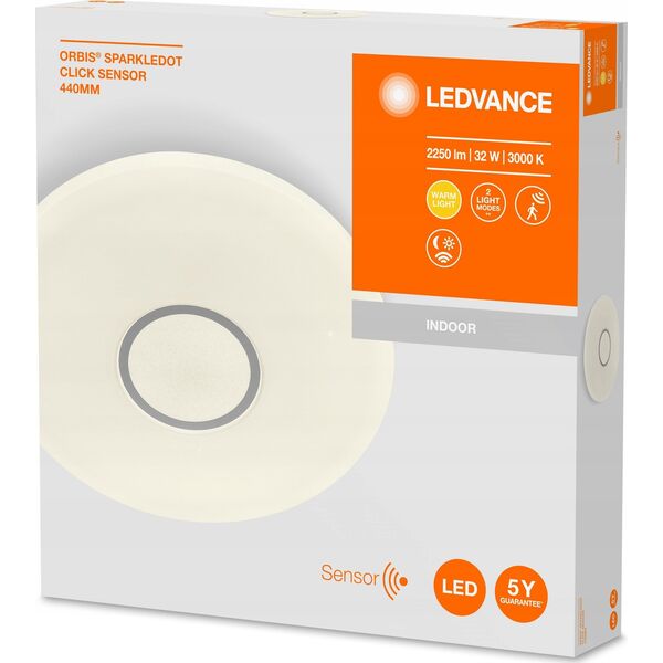 Lampa sufitowa Ledvance ORBIS SENSOR CEILING LIGHT SPRK.RO.440MM